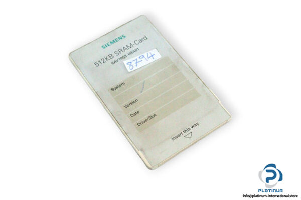 siemens-6AV1903-0BA01-sram-card-(used)