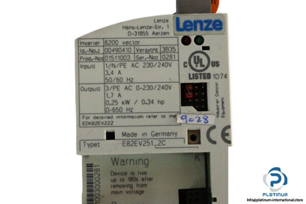 lenze-E82EV251_2C-frequency-inverter-(used)-1