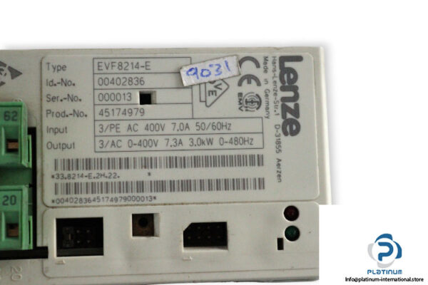 lenze-EVF8214-E-frequency-inverter-(used)-2