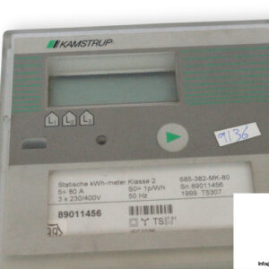 kamstrup-685-382-MK-80-static-kwh-meter-(Used)-1
