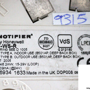 notifer-NFXI-WS-R-addressable-wall-mounted-sounder-with-isolator-new-2