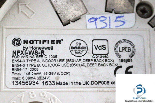 notifer-NFXI-WS-R-addressable-wall-mounted-sounder-with-isolator-new-2