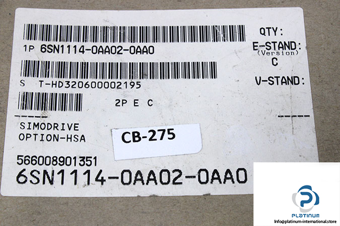 cb-275-siemens-6sn1114-0aa02-0aa0-option-module-hsa-1