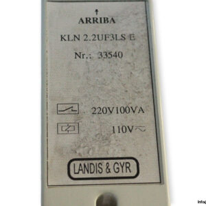 landis-gyr-KLN-2.2UF3LSE-relay-(new)-1