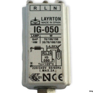 layrton-IG-050-ignitor-for-discharge-lamp-(used)-2