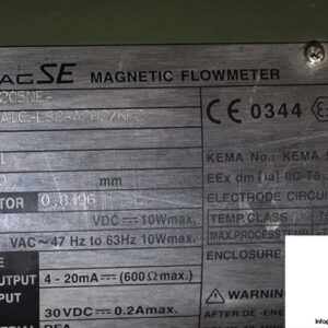 Yokogawa-Se205ne-Magnetic-Flowmeter_Used_2