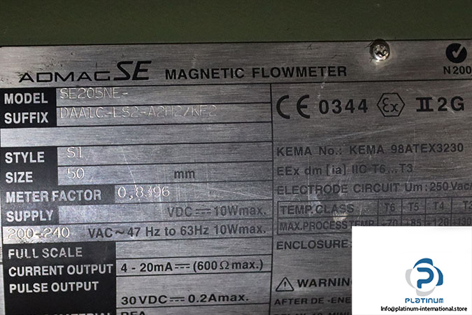Yokogawa-Se205ne-Magnetic-Flowmeter_Used_2