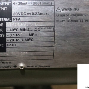 Yokogawa-Se205ne-Magnetic-Flowmeter_Used_3