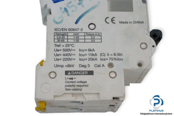 schneider-C60H-DC-miniature-circuit-breaker-(used)-2