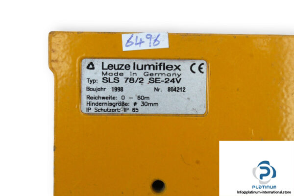 leuze-SLS-78_2-SE-24V-single-beam-safety-light-barrier-transmitter-used-2