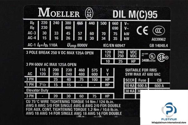 moeller-DIL-M95-contactor-(new)-3