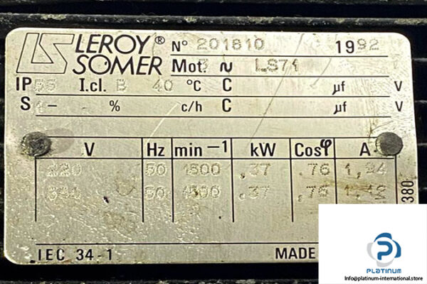 Alcatel-2012A-242238-vacuum-pump-(used)-2