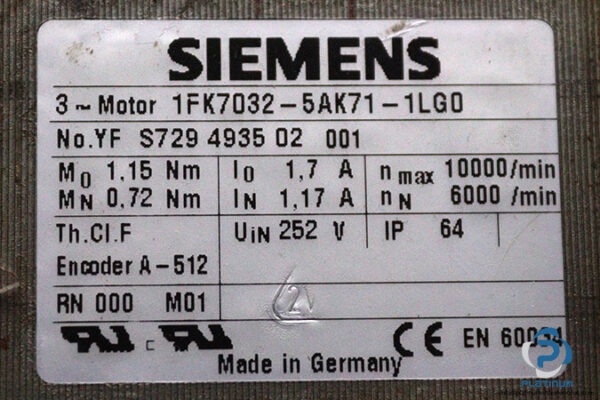 siemens-1FK7032-5AK71-1LG0-servo-motor-(used)-3