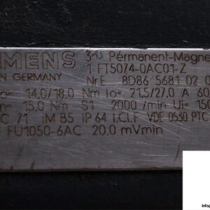 siemens-1FT5074-0AC01-Z-permanent-magnet-motor-(used)-2