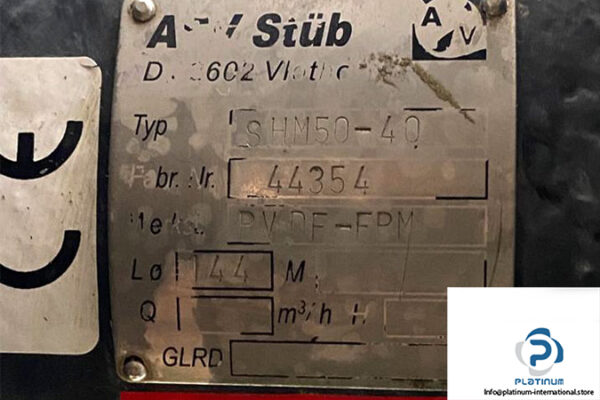 stubbe-SHM50-40-44354-centrifugal-pump-(used)-2