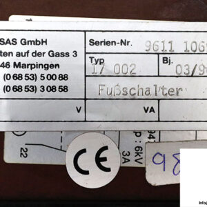 telemecanique-XPE-A111-single-foot-switch-used-3