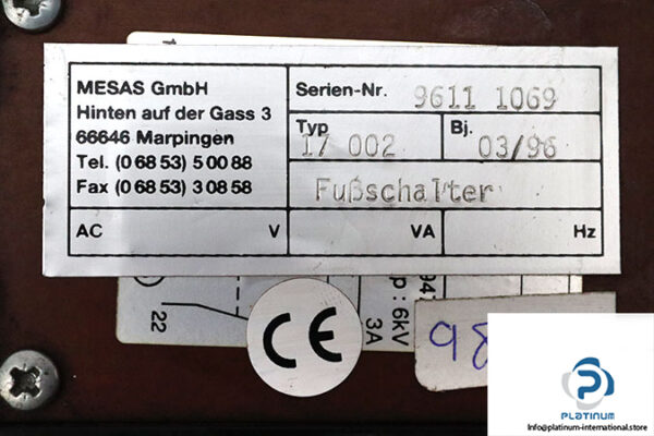 telemecanique-XPE-A111-single-foot-switch-used-3