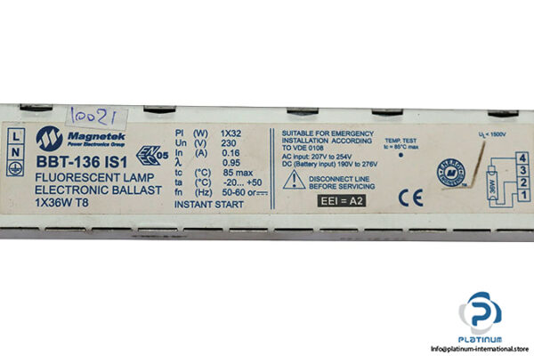 magnetek-BBT-136-IS1-fluorescent-lamp-electronic-ballast-(New)-1