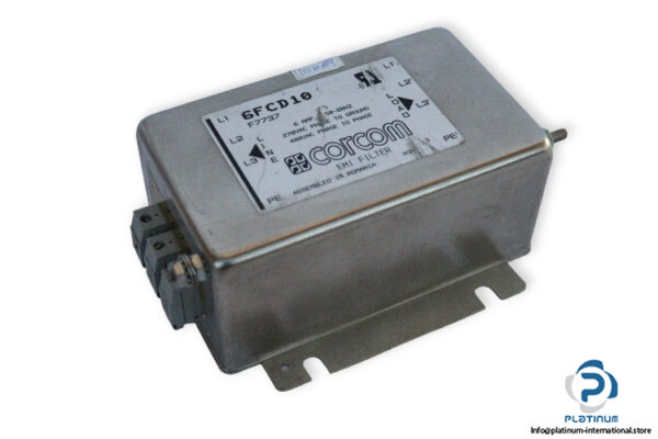 corcom-6FCD10-emi-filter-(used)