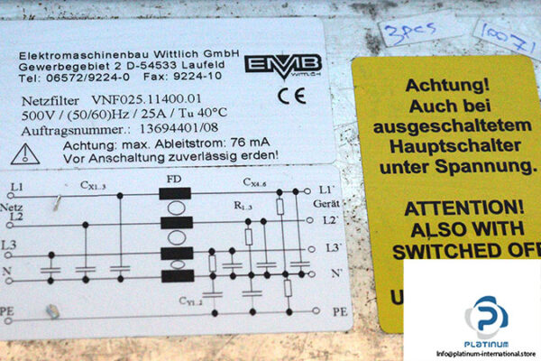 emb-VNF025.11400.01-line-filter-(used)-1