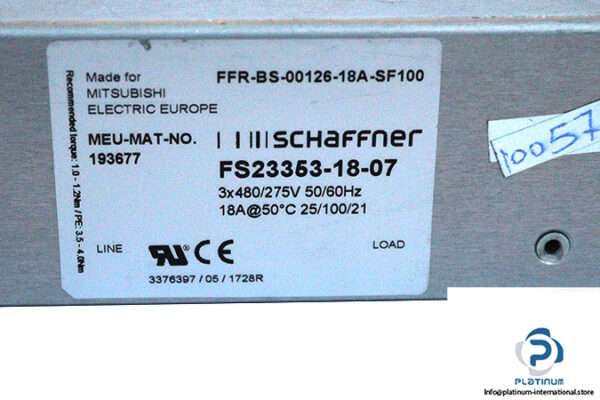 schaffner-FS23353-18-07-neutral-line-filter-used-3