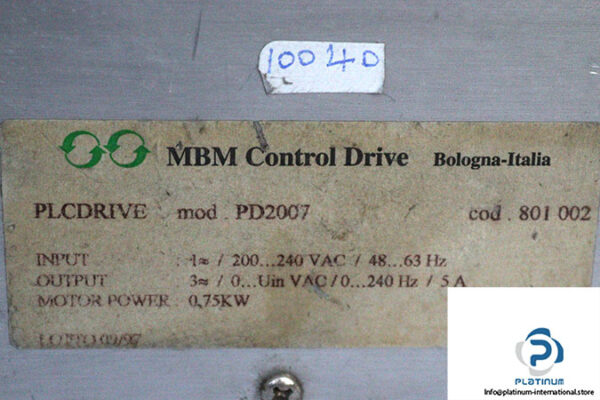 mbm-PD2007-frequency-converter-(used)-3