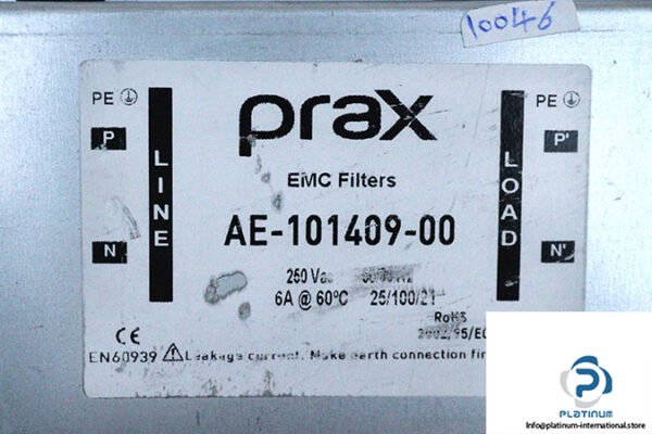 prax-AE-101409-00-emc-filter-(used)-3