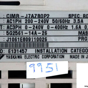 omron-CIMR-J7AZB0P2-compact-general-purpose-inverter-(used)-3