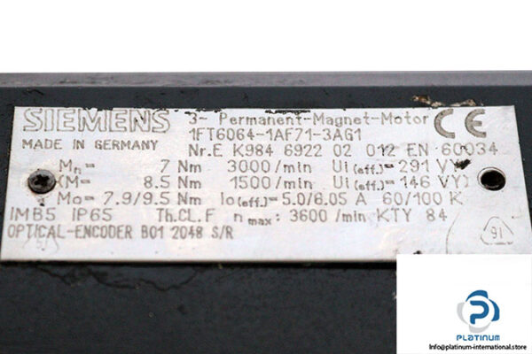 siemens-1FT6064-1AF71-3AG1-permanent-magnet-motor-(used)-2