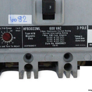 westinghouse-HFB3022ML-magnetic-circuit-breaker-(Used)-1