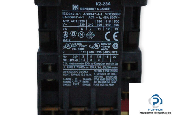 benedikt-jager-K2-23A01-230-contactor-(new)-2
