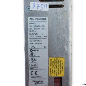 telemecanique-ABL-1REM24062-regulated-modicon-power-supply-used-2