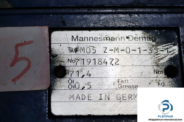 demag-AFM05-Z-M-0-1-35-1-gear-motor-used-2