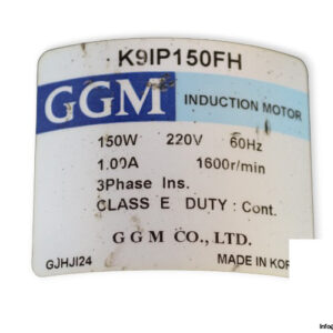ggm-K9IP150FH-induction-motor-(used)-3