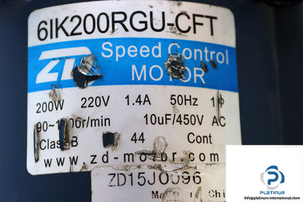 zd-6IK200RGU-CFT-induction-motor-(used)-3
