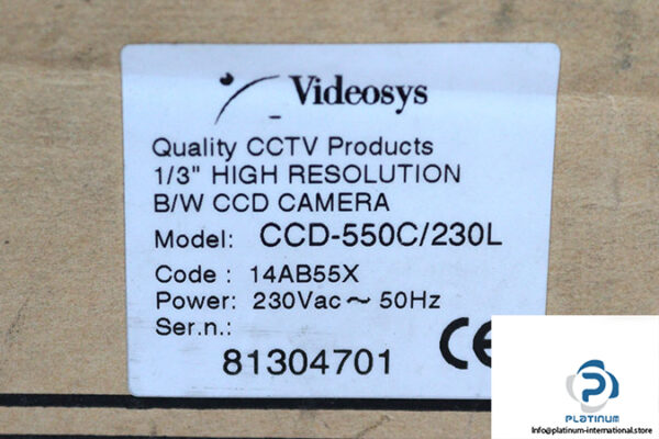 videosys-CCD-550C_230L-ccd-camera-(used)-4