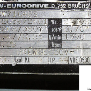 sew-DW71C4BS-brake-motor-used-1