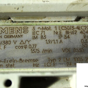 siemens-1-LC5073-4EC20-Z-brake-motor-used-2