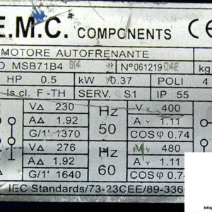 e.m.c.-MSB71B4-brake-motor-used-2