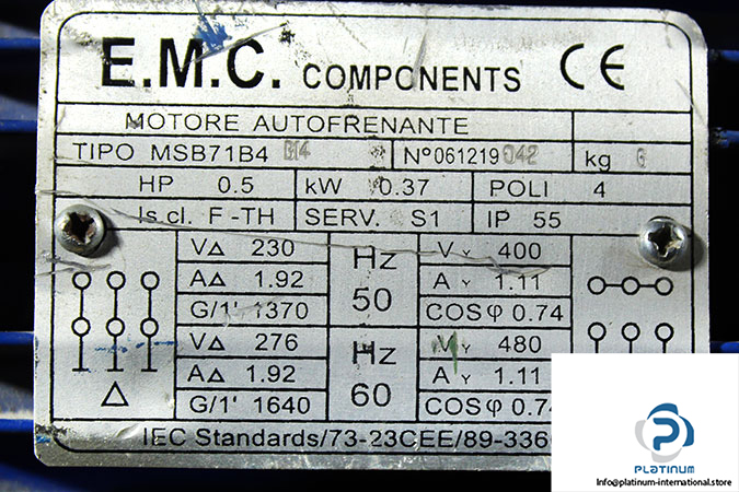 e.m.c.-MSB71B4-brake-motor-used-2