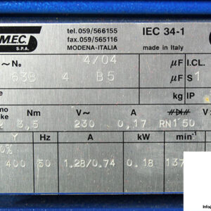 seimec-HFZ-63B-4-B5-brake-motor-used-2
