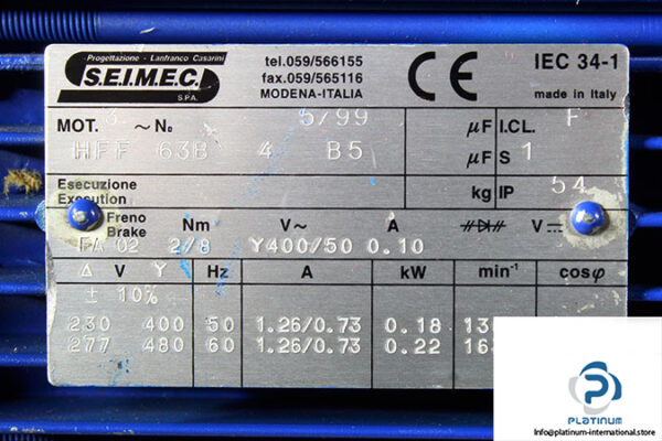 seimec-HFF-63B-4-B5-brake-motor-used-2