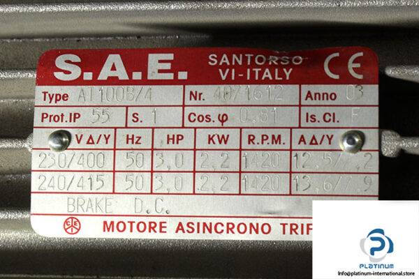 s.a.e.-AT100B_4-brake-motor-used-3