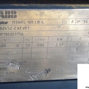 abb-M3ARS-100-LB4-brake-motor-used-3