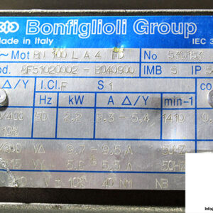 bonfiglioli-BN-100-L-A-4-FD-3ph-brake-motor(used)-2