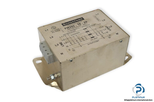 Schaffner-FN356-16-29-power-line-filter-(used)