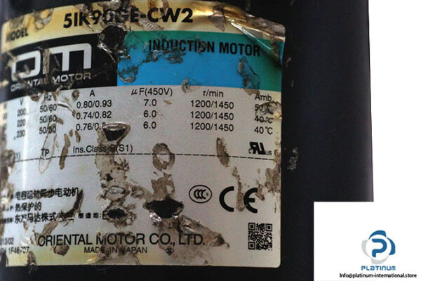 om-oriental-motor-5IK90GE-CW2-induction-motor-(used)-4