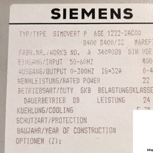 siemens-6SE-1222-2AC00-simovert-p-drive-(used)-2