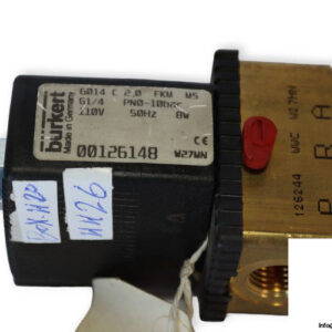 Burkert-6014-C-20-FKM-MS-single-solenoid-valve-(new)-2