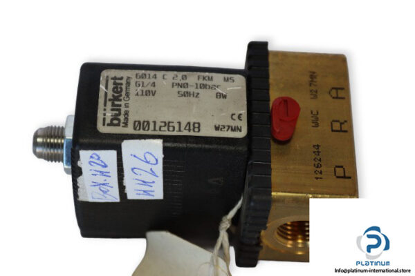 Burkert-6014-C-20-FKM-MS-single-solenoid-valve-(new)-2